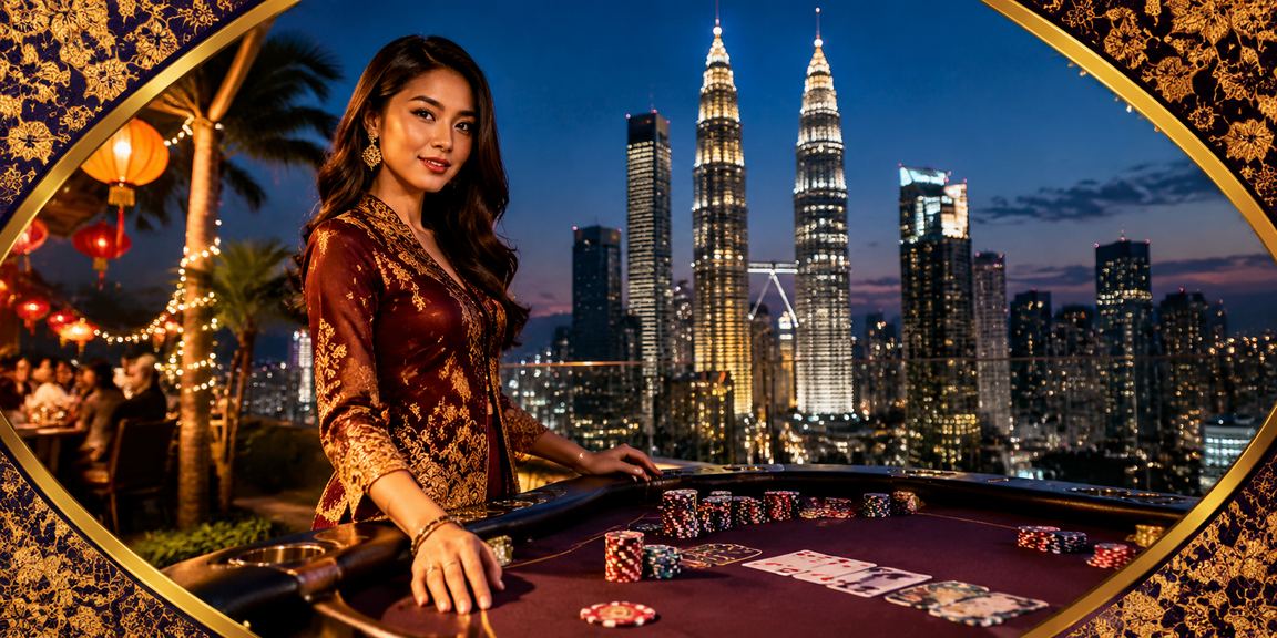 Permainan poker bergaya batik di Kuala Lumpur Malaysia